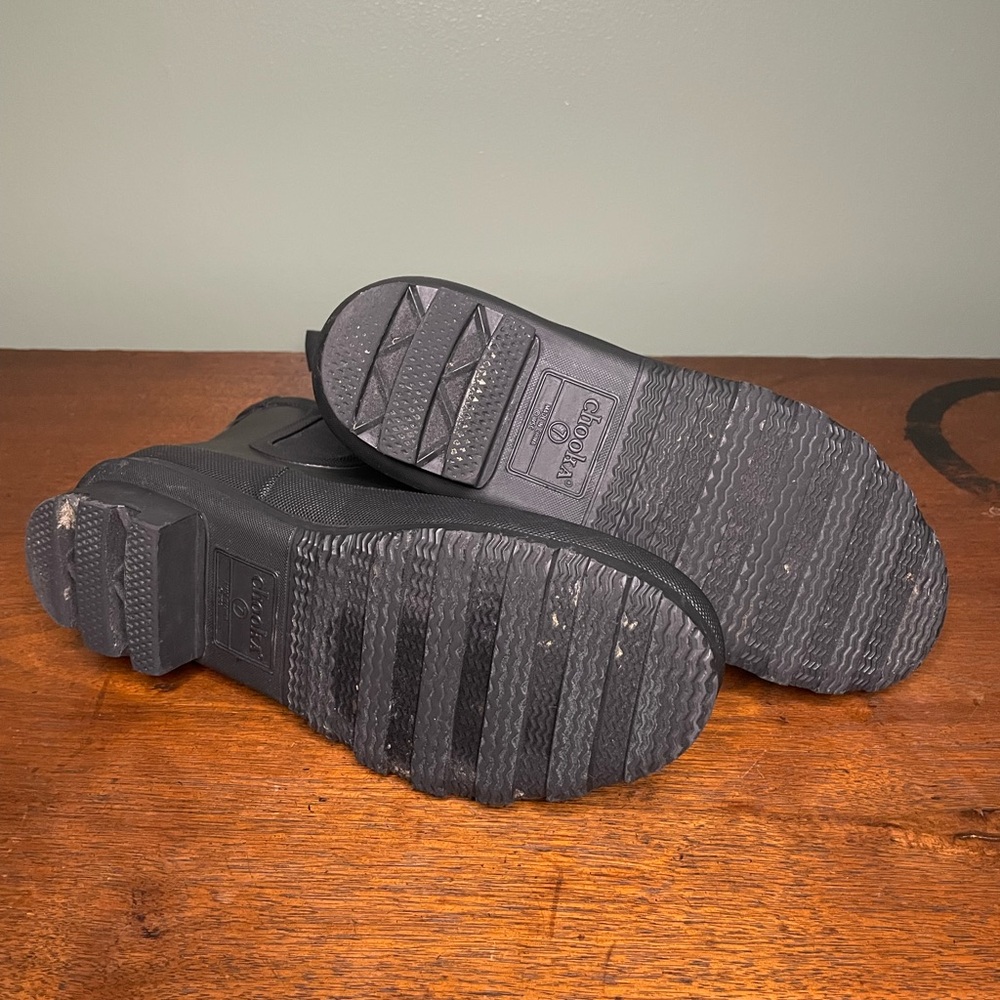 Chooka Black Women's Winter Rain Boots - Picture 9 of 14